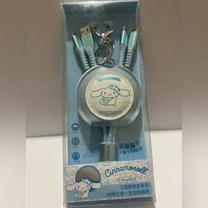 Cinnamoroll 3 in 1 Cable Charger